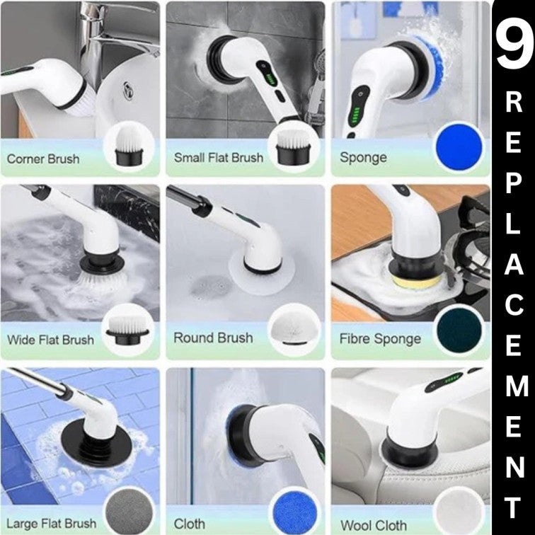 𝐂𝐥𝐞𝐚𝐧𝐌𝐚𝐱™ HeavyDuty 9-in-1 Electric Spin Cleaner