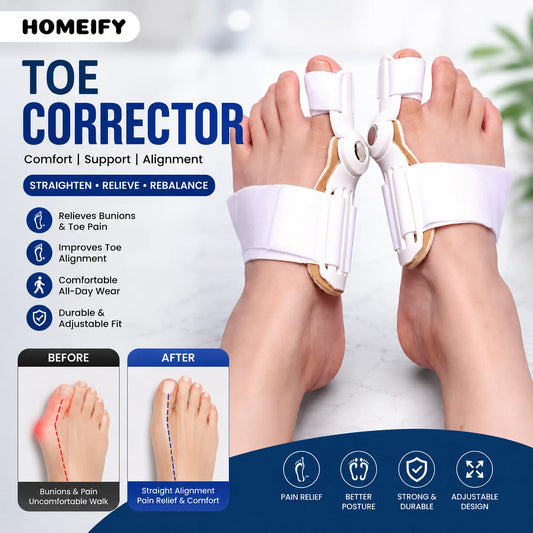𝐇𝐞𝐚𝐥𝐭𝐡𝐂𝐚𝐫𝐞™ Bunion Corrector - مسكن ومصحح لورم إبهام القدم