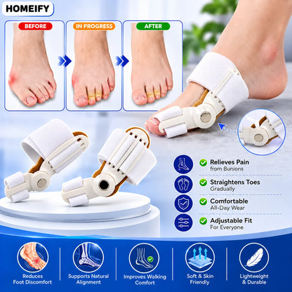 𝐇𝐞𝐚𝐥𝐭𝐡𝐂𝐚𝐫𝐞™ Bunion Corrector - مسكن ومصحح لورم إبهام القدم