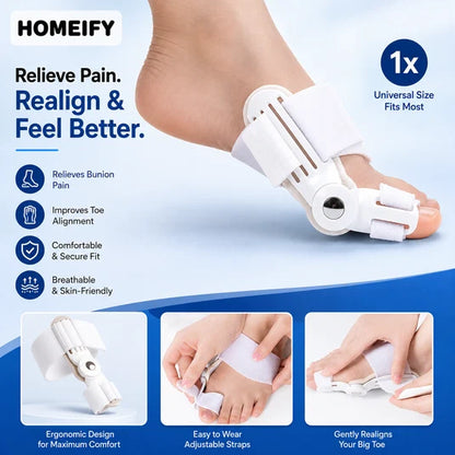 𝐇𝐞𝐚𝐥𝐭𝐡𝐂𝐚𝐫𝐞™ Bunion Corrector - مسكن ومصحح لورم إبهام القدم