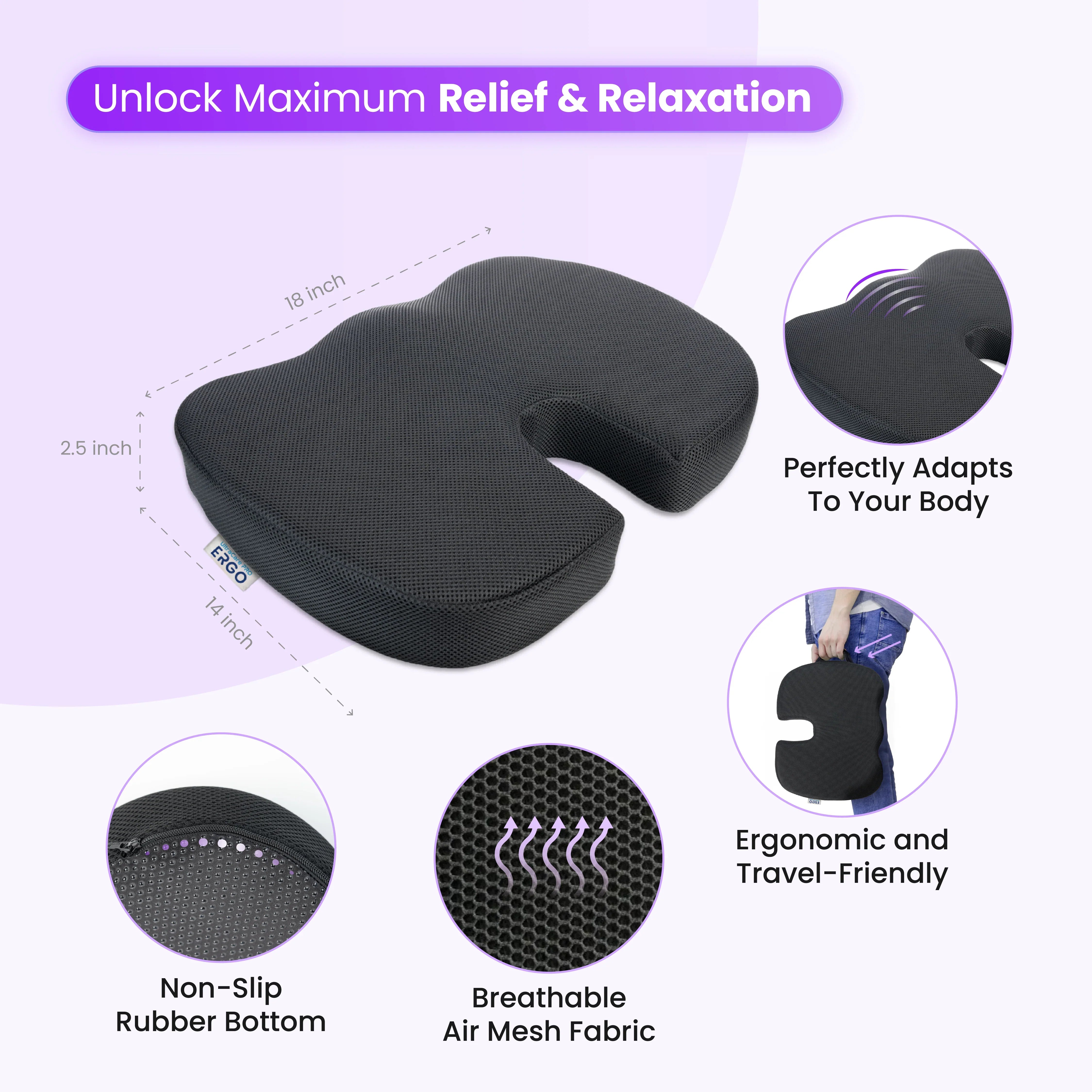 𝐄𝐚𝐬𝐲𝐂𝐨𝐦𝐟𝐨𝐫𝐭™ 𝐒𝐞𝐚𝐭 𝐂𝐮𝐬𝐡𝐢𝐨𝐧