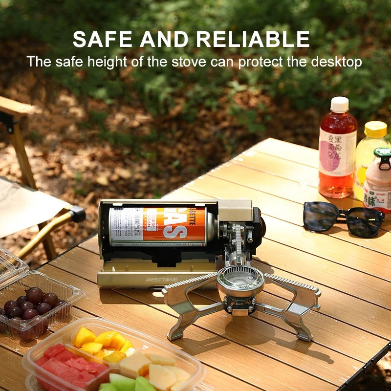 🎁 Today Promotion - 𝐄𝐚𝐬𝐲𝐇𝐢𝐤𝐞™ - Portable Outdoor Gas Stove For Camping & Hiking