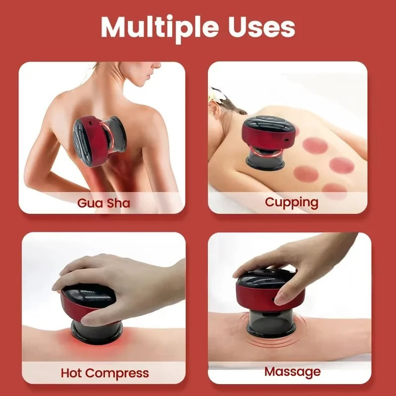 𝐇𝐞𝐚𝐥𝐭𝐡𝐂𝐚𝐫𝐞™ Smart Cupping Massager Device